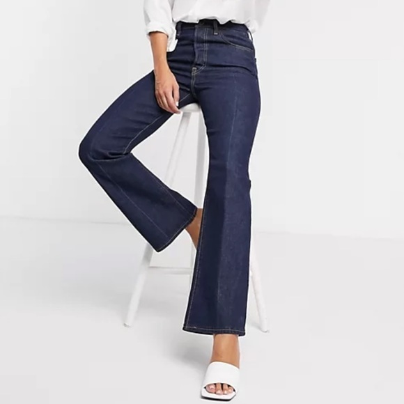 NWT Levi’s Ribcage High Rise Bootcut Jeans in High Key Dark Wash - Picture 6 of 13